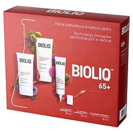 Bioliq Zestaw Kosmetyków 65+ Krem na dzień + Krem na noc + Krem do oczu, ust, szyi i dekoltu