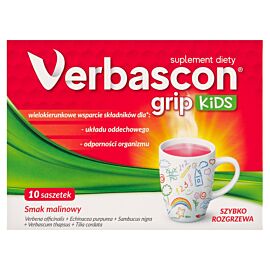 Verbascon Grip Kids, proszek do rozpuszczenia