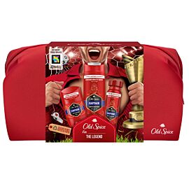 Old Spice Footballer Set per Uomo: 2 x Deodorante + Gel Doccia
