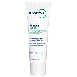 Bioderma Sebium Hydra Crema Idratante per Pelle Grassa e Acneica 40 ml