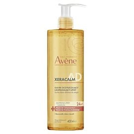 Avene XeraCalm A.D Olejek oczyszczający uzupełniający lipidy do sk&oacute;ry suchej i skłonnej do atopii, 400 ml