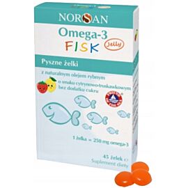 Norsan Omega Fisk Jelly 45 szt.