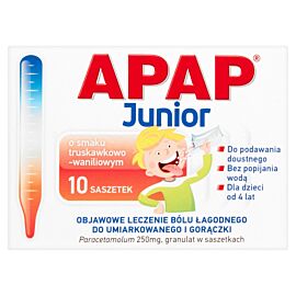 Apap Junior 250 mg Saszetki 