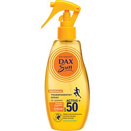 Dax Sun, transparentny spray do opalania SPF 50 triger, 200 ml