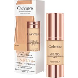 Cashmere DD Nawilżający podkład-serum z kwasem hialuronowym SPF 30 Beige