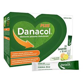 Danacol Plus Żel doustny 21 sasz. po 15 ml
