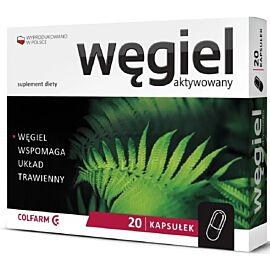  Colfarm Węgiel Aktywowany kapsułki