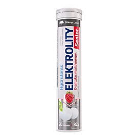 Olimp Hydratonic Elektrolity Senior Malina Tabletki musujące, 20 szt.