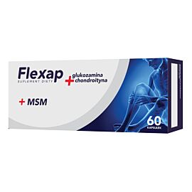 Flexap Glukozamina + Chondroityna, kapsułki 60 szt