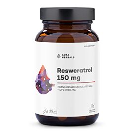 Aura Herbals Resweratrol 150 mg, kapsułki 60 szt.