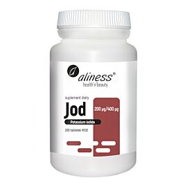 Aliness Jod (jodek potasu) 200 µg / 400 µg Tabletki, 200 szt.