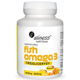 Aliness Fish Omega 3 Trójglicerydy 180/120 mg , kapsułki