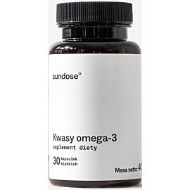 Sundose Kwasy Omega-3 Słoik, kapsułki miekkie 30 szt.