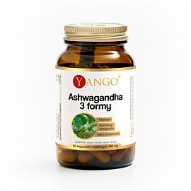 Yango Ashwagandha 3 Formy, kapsułki 90 szt.