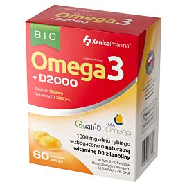 Xenico Bio Omega 3 D 2000 kapsułki