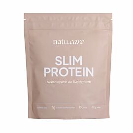 Natu.Care Slim Protein na kształtownie Sylwetki, Wanilia Burbon, proszek, 375 g