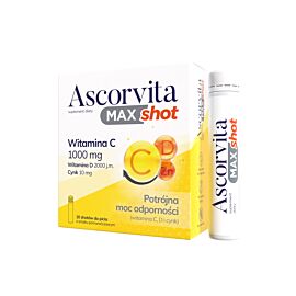 Ascorvita Max Shot, płyn 10 szt. x 25 ml