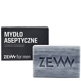 ZEW For Men Sapone Asettico con Argento Colloidale 85 g
