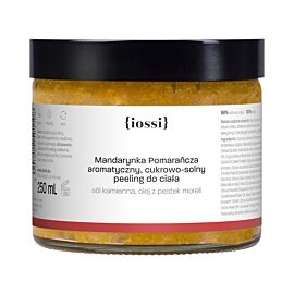 Iossi Mandarynka Pomarańcza Cukrowy peeling do ciała z olejem z pestek moreli