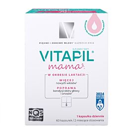 Vitapil Mama, Suplement diety na wypadające włosy dla kobiet po porodzie i w okresie laktacji, Kapsułki