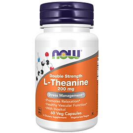 Now Foods L-Theanine 200 mg, 60 szt.