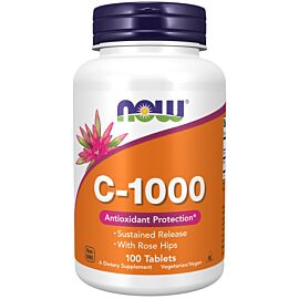 Now Foods C-1000 RH- przedłużone uwalnianie, 100 szt.