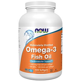 Now Foods Omega-3 1000 mg Kapsułki, 500 sztuk