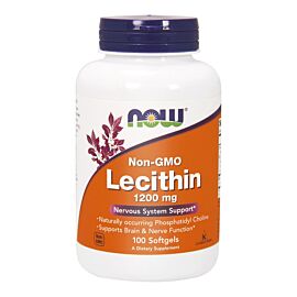 Now Foods Lecytyna 1200 mg Kapsułki, 200 sztuk