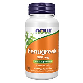 Now Foods Fengugreek 500 mg, kozieradka, kapsułki 100 szt.