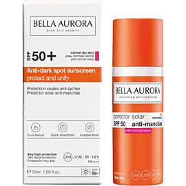Bella Aurora Gel-Crema Protettiva SPF 50+ per Pelle Normale e Secca 50 ml