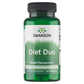Swanson Diet Duo Chitosan & White Kidney Bean Kapsułki, 60 szt.