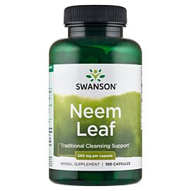 Swanson Neem Leaf 500 mg Kapsułki, 100 szt.