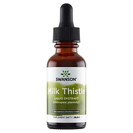 Swanson Milk Thistle Liquid ekstrakt (Ostropest plamisty) Płyn 29,6 ml