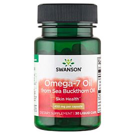 Swanson Omega-7 Oil From Sea Buckthorn Oil, kapsułki, 30 szt.