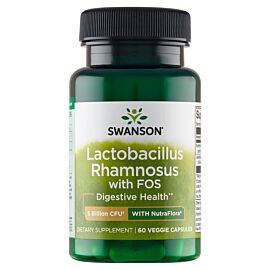 Swanson Lactobacillus Rhamnosus z FOS Kapsułki, 60 szt.