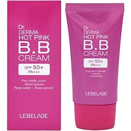 Lebelage Dr Derma Hot Pink BB, Crema solare SPF 50+ RA +
