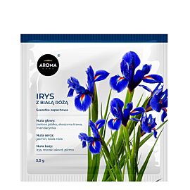 Aroma Home Saszetka zapachowa Irys z Białą Różą 