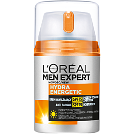 L&rsquo;Or&eacute;al Men Expert Hydra Energetic Crema Idratante con SPF 15 contro i Segni di Stanchezza 50 ml