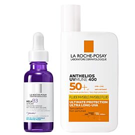 La Roche Posay Zestaw (Mela B3 Serum 30ml + Anthelios UV Mune Niewidoczny fluid SPF50+ 50ml)