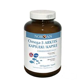 Norsan Omega-3 Arktis, Kapsułki, 120 szt.