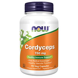 Now Foods Cordyceps 750 mg 90 szt.
