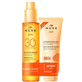 Nuxe Rêve de Miel® Zestaw (Olejek do opalania SPF30 150ml + Balsam po opalaniu 100ml)