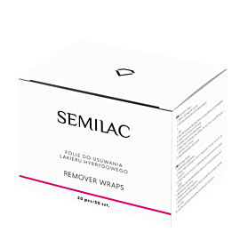 Semilac Remover Wraps Folie do usuwania lakieru hybrydowego 50szt