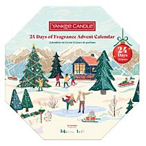 Yankee Candle Kalendarz adwentowy, 24 x Tealight + Świecznik
