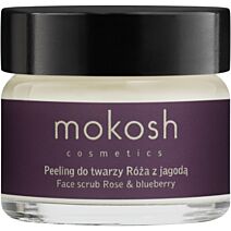 Mokosh Aktywny peeling do twarzy, Róża z jagodą 