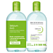 Bioderma Sebium H2O Płyn micelarny do skóry tłustej i mieszanej, 2 x 500 ml