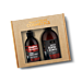 Laq Zestaw Zapach Seksu i Biznesu, czarny mat (szampon 300 ml + żel 500 ml)