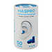 Haspro Tube, Stopery do uszu piankowe, Kolor niebieski