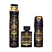 Lattafa Bade'e Al Oud Amethyst zestaw prezentowy unisex, woda perfumowana 100 ml, perfumowany dezodorant 200 ml, parfumowany odświeżacz do pomieszczeń, 300ml