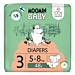 Moomin Baby 3 MIDI 5–8 Kg Eko Pieluszki, 48 szt.